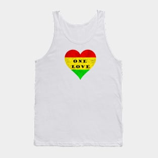 Reggae: One Love Heart Tank Top